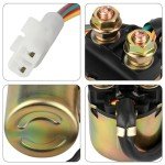 TRX350 Starter Solenoid Relay for Honda Rancher 350 400 ATV 4x4 Foreman 400 450 500 Foreman Rubicon 500 FourTrax 200 FourTrax Foreman 400 Pioneer 700 Rincon 650 680 Sportrax 450 Sportrax 90