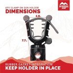 ATV Clamp-on Gun Holder with Rubber Straps