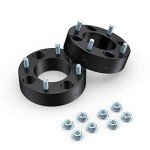 RockTrix - 2 inch ATV Wheel Spacers (4x110, 74mm Bore, 10x1.25 Studs Nuts) Compatible with Honda Yamaha Suzuki Bombardier (Read Listing for Year Model Info) UTV V1 50mm Black 2pcs