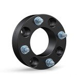 RockTrix - 2 inch ATV Wheel Spacers (4x110, 74mm Bore, 10x1.25 Studs Nuts) Compatible with Honda Yamaha Suzuki Bombardier (Read Listing for Year Model Info) UTV V1 50mm Black 2pcs