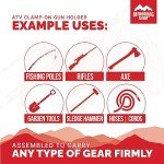 ATV Clamp-on Gun Holder with Rubber Straps