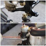 RUTU 4 Stud Front Brake Disc Wheel Hub, Wheel Hubs with Steering Knuckles for 125cc 150cc 200cc 250cc ATV Quad Buggy UTV