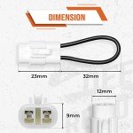 KEMIMOTO UTV Seat Belt Bypass Compatible with Teryx 1000 2020+ Teryx 4 800 2017+ Teryx S 2021+ 2 4 Seater UTV Harness Override Switch Connect Compatible with All Kawasaki Mule YXZ Viking