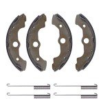 Front & Rear Brake Shoes for Honda Rancher 350 2000-2006/ Honda Rancher 400 2004-2007/Honda Foreman 400 1995-2003/Honda Foreman 450 1998-2004