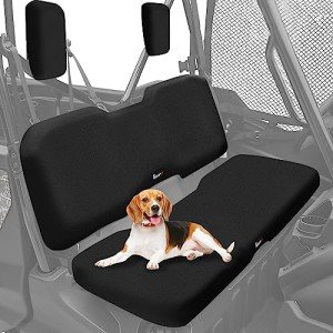 StarknightMT UTV Pioneer Seat Covers Compatible with 2016-2024 Pioneer 1000 1000-5(Front Seat),1000-6(Front and Rear Seat),Water-Repellent Bench Seat Cover -Black
