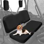 StarknightMT UTV Pioneer Seat Covers Compatible with 2016-2024 Pioneer 1000 1000-5(Front Seat),1000-6(Front and Rear Seat),Water-Repellent Bench Seat Cover -Black