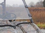 SuperATV Heavy-Duty Full Windshield for 2014+ Yamaha Viking (See Fitment) | Rattle-Free Fit |1/4" Thick Clear Polycarbonate| Preinstalled Bulb Seal | USA Made!