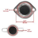 Caltric Muffler Pipe with Gasket Compatible with Yamaha Viking 700 YXM700 4X4 2014 2015-2021