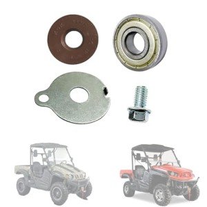 Chikia Clutch Cover Bearing Bracket Kit Replacement for Hisun 400 450 500 550 700 750 ATV UTV,Massimo,Coleman,Bennche,Axis,Cub Cadet,replacement for Yamaha Grizzly Rhino