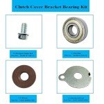 Chikia Clutch Cover Bearing Bracket Kit Replacement for Hisun 400 450 500 550 700 750 ATV UTV,Massimo,Coleman,Bennche,Axis,Cub Cadet,replacement for Yamaha Grizzly Rhino