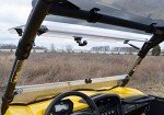 SuperATV Scratch Resistant 3-in-1 Flip Windshield For 2011-2020 Can-Am CommAnder 800 / 1000 / Max | 1/4"Thick Polycarbonate 250X Stronger than Glass | USA Made | Can be set to Open, Vented Or Closed