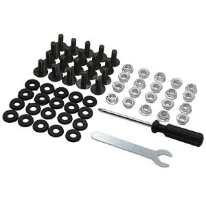 20X 6mm Fairing Plastics Guard Bolts Nuts Set 50cc 70cc 90cc 110cc 125cc Quad Pit Trail Dirt Bike ATV