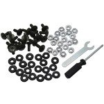 20X 6mm Fairing Plastics Guard Bolts Nuts Set 50cc 70cc 90cc 110cc 125cc Quad Pit Trail Dirt Bike ATV