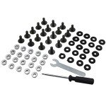 20X 6mm Fairing Plastics Guard Bolts Nuts Set 50cc 70cc 90cc 110cc 125cc Quad Pit Trail Dirt Bike ATV