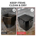 KEMIMOTO UTV Under Seat Storage Box for Polaris