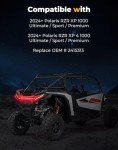 KEMIMOTO 2024+ XP 1000 Tail Lights for Polaris RZR
