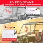 StarknightMT Scratch-Resistant UTV Windshield for Polaris