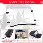 StarknightMT Scratch-Resistant UTV Windshield for Polaris