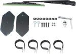 ECOTRIC Windshield with Wiper for Polaris RZR