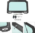 ECOTRIC Windshield with Wiper for Polaris RZR