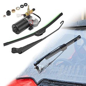 KEMIMOTO UTV Electric Windshield Wiper Motor Kit
