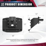 YZONA Adjustable Spare Tire Carrier for Jeep Wrangler