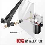 KEMIMOTO UTV Electric Windshield Wiper Motor Kit