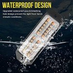 Amber LED Grille Strobe Light Bar - 8PC Set