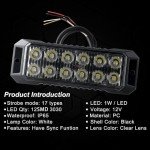 Raryloy 12LED Emergency Flashing Strobe Lights
