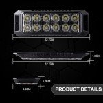 Raryloy 12LED Emergency Flashing Strobe Lights