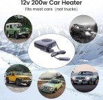 Portable 12V Car Heater and Windshield Defogger