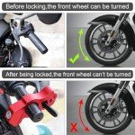 Windance Handlebar Lock with Storage Bag - Black