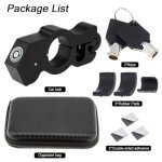 Windance Handlebar Lock with Storage Bag - Black