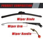 15.7" UTV Manual Windshield Wiper Kit Set