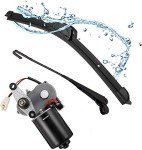 KEMIMOTO UTV Electric Windshield Wiper Motor Kit