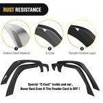 Nilight Off-Road Fender Flares for 2007-2018 Wrangler