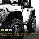 Nilight Off-Road Fender Flares for 2007-2018 Wrangler