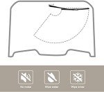 RANSOTO Manual Wiper Kit for UTVs and Golf Carts