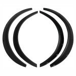 Universal 89cm Flexible Black Fender Flares - 4 Pack