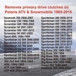 DPHXF Primary & Secondary Clutch Tool Set for Polaris