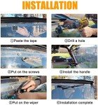 RANSOTO Manual Wiper Kit for UTVs and Golf Carts