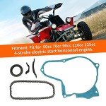 MOTOQUEEN ATV Starter Chain Kit for 50-125cc