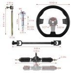 270mm Steering Wheel Kit for Go Kart ATV