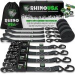 Rhino USA Heavy-Duty ATV Ratchet Tie Down Kit