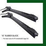 Manual Windshield Wiper Kit for UTVs - 2 Set