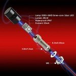 RUPSE Waterproof LED License Plate Light (Blue)