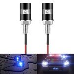 RUPSE Waterproof LED License Plate Light (Blue)