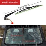 KEMIMOTO Manual Windshield Wiper for UTVs