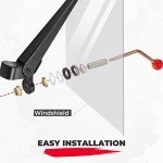 KEMIMOTO Manual Windshield Wiper for UTVs