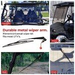 KEMIMOTO Manual Windshield Wiper for UTVs